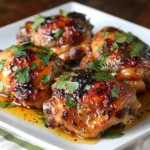 Honey Garlic Chicken Thighs