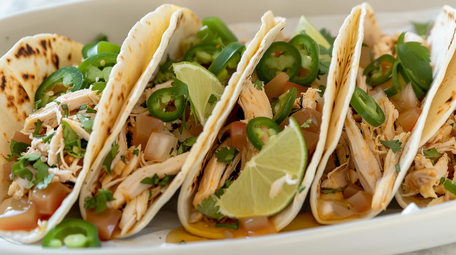 Honey Lime Chicken Tacos