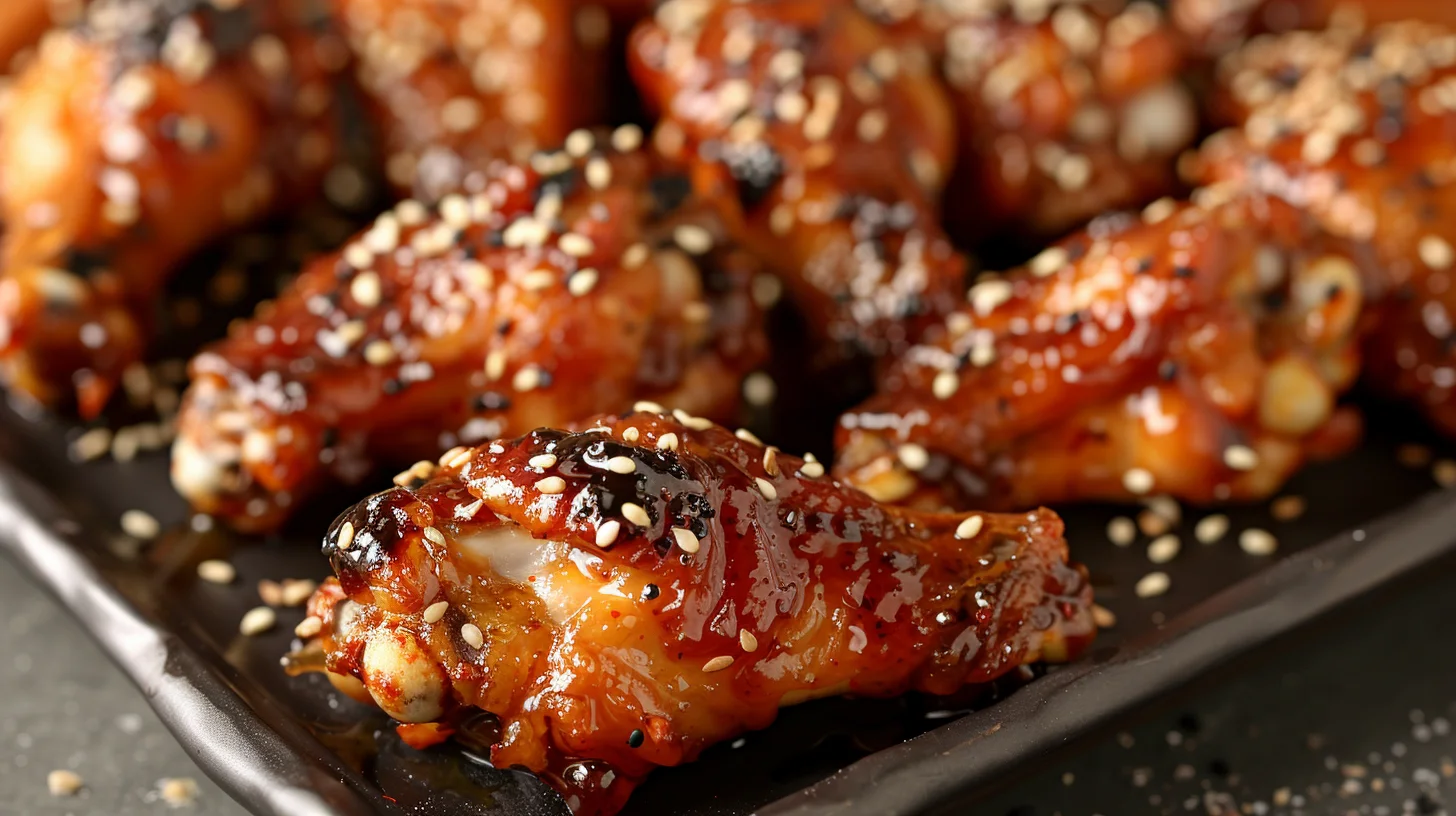 Honey Sriracha Chicken Wings