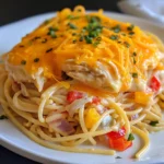 Irresistible Spicy Southern Chicken Spaghetti Casserole