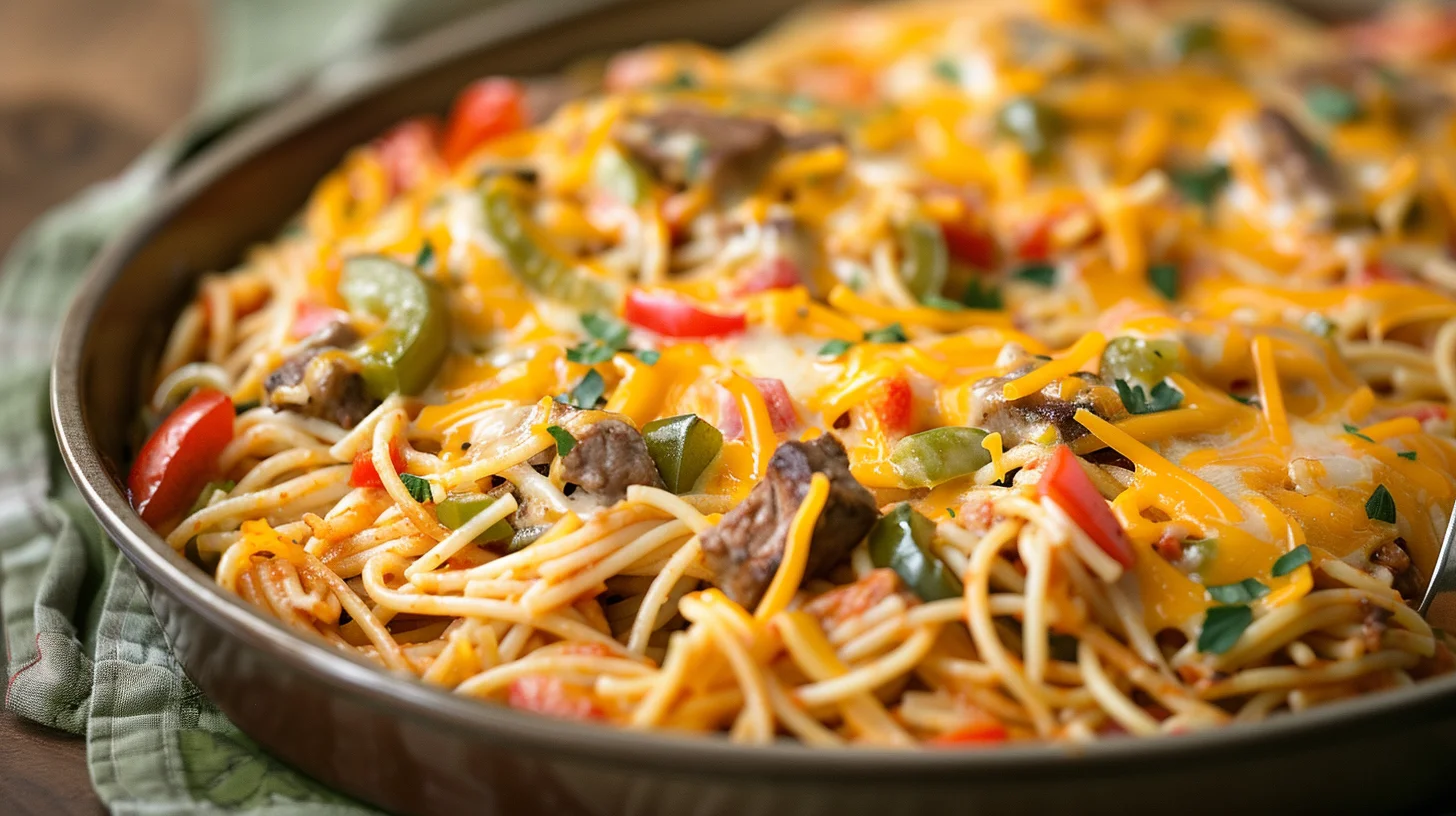 Irresistible Spicy Southern Chicken Spaghetti Casserole