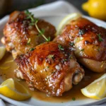 Lemon Garlic Butter Chicken Thighs