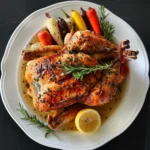 Lemon Garlic Roast Chicken