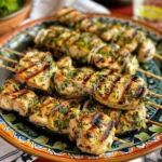 Lemon Herb Chicken Skewers