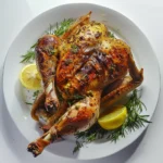 Lemon Herb Roasted Whole Chicken