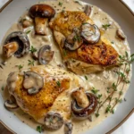 One Pan Creamy Mushroom Chicken