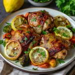 One-Pan Lemon Garlic Chicken And Veggies