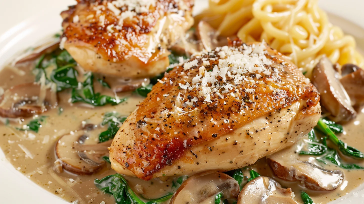 Pan Seared Chicken Breasts With Cream Sauce