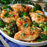 Parmesan Crusted Chicken Broccoli