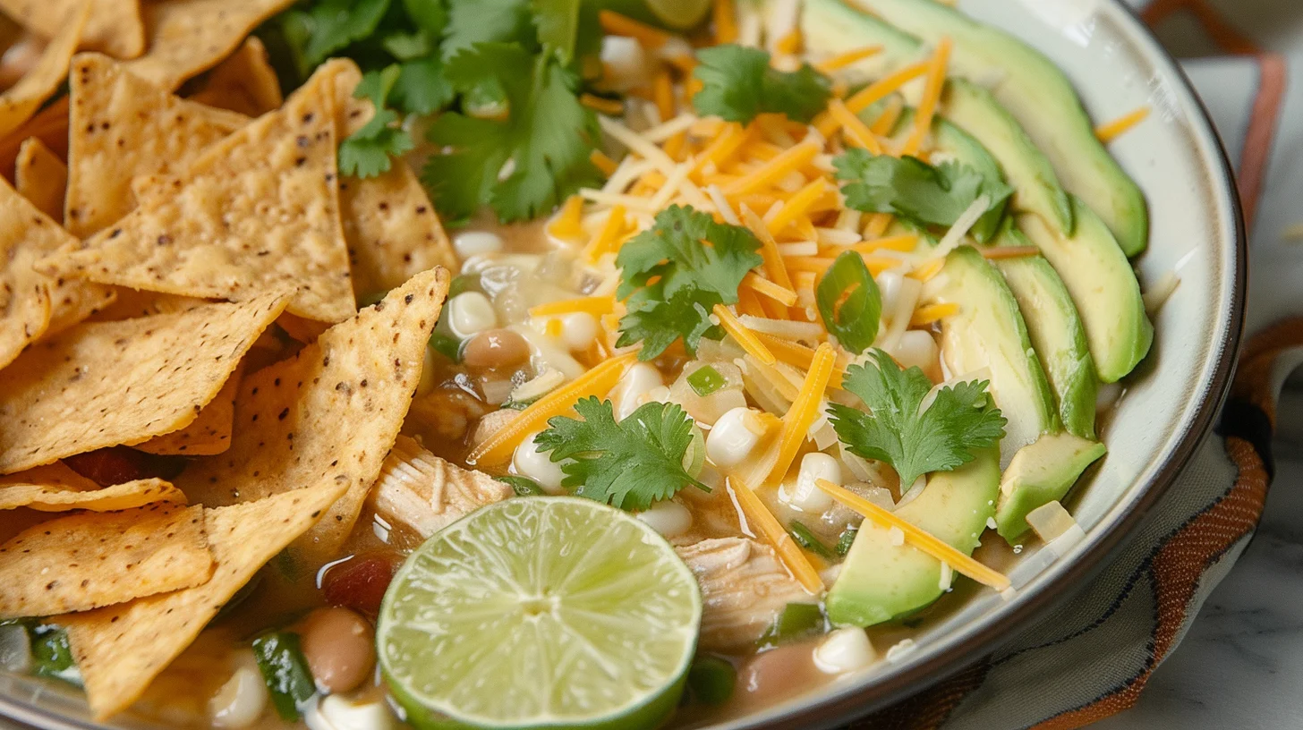 Quick and Simple Crockpot White Chicken Chili Recipe