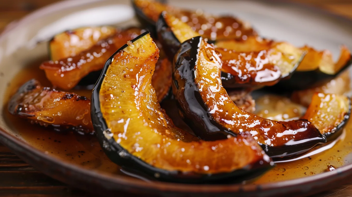 Roasted Acorn Squash With Brown Sugar
