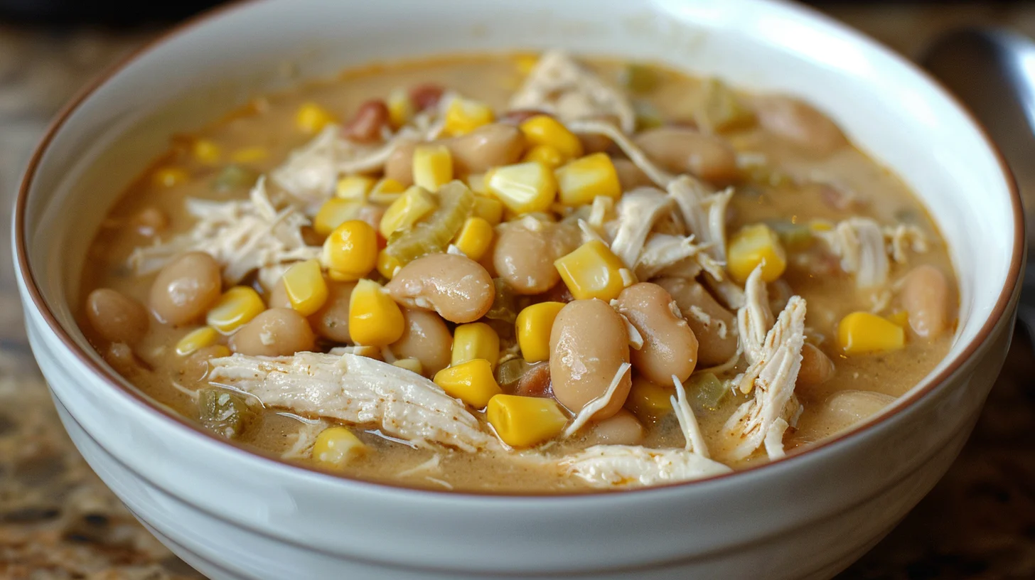 Slow Cooker Creamy White Chicken Chili Recipe