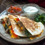 Spinach Chicken Quesadillas