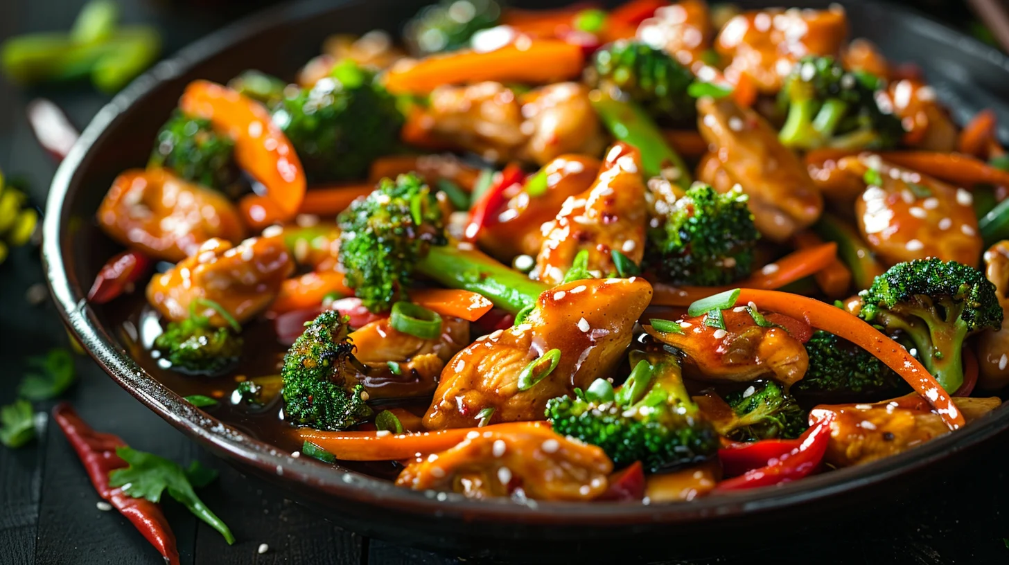 Sweet Chili Chicken Stirfry