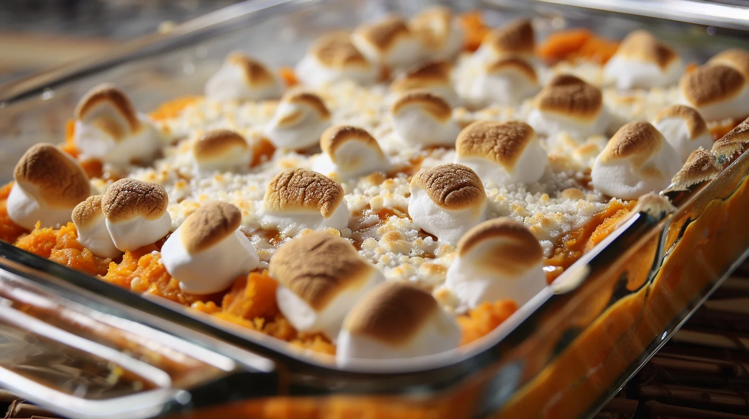 Sweet Potato Casserole With Marshmallows