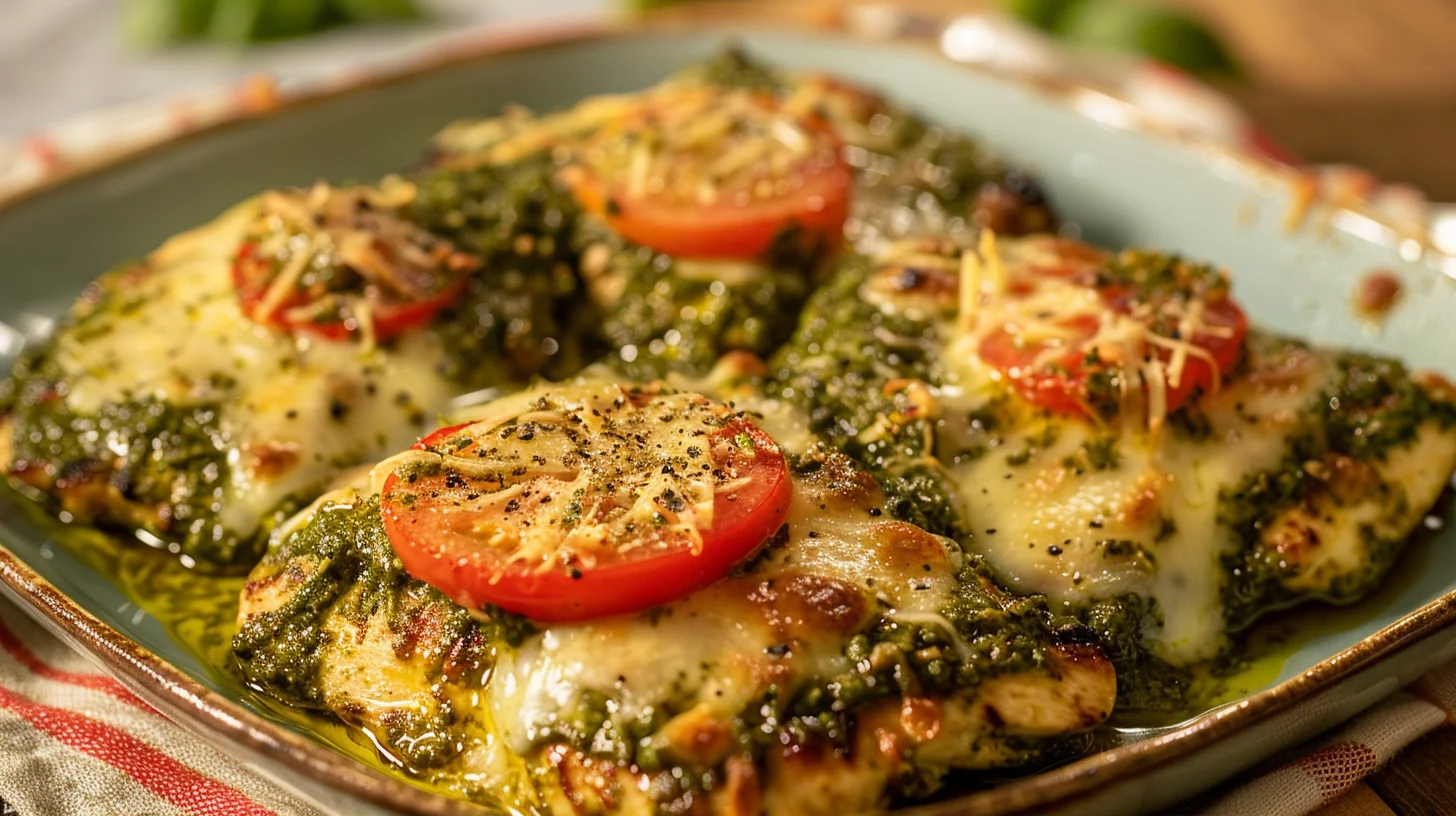 Baked Pesto Chicken