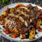 Balsamic Glazed Chicken With Veggies