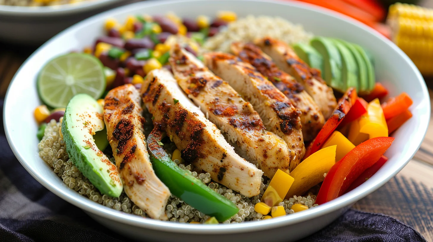 Cajun Chicken Quinoa Bowls
