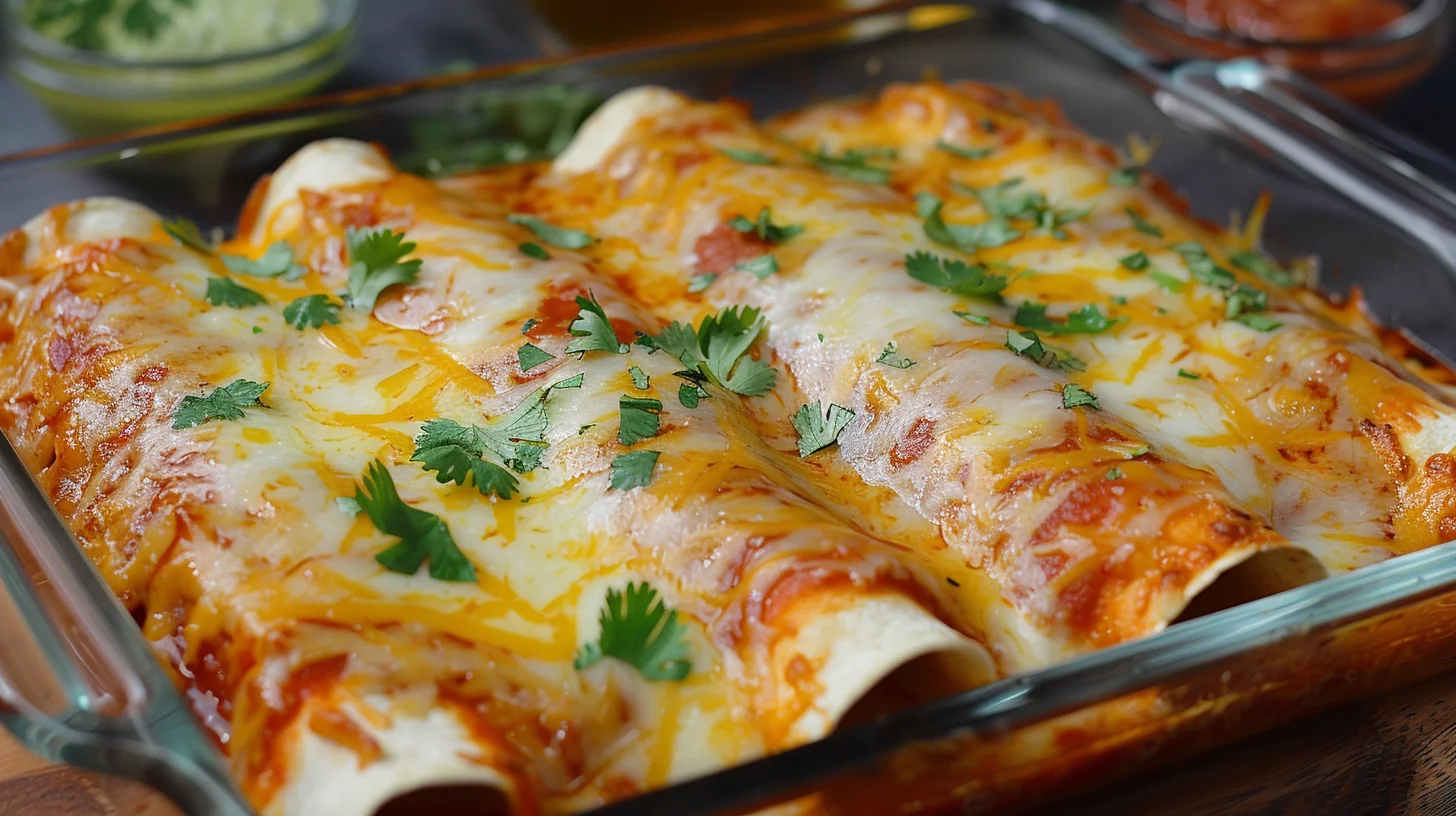 Cheesy Chicken Enchiladas