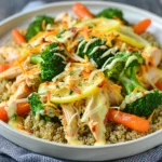 Chicken And Veggie Quinoa Bake