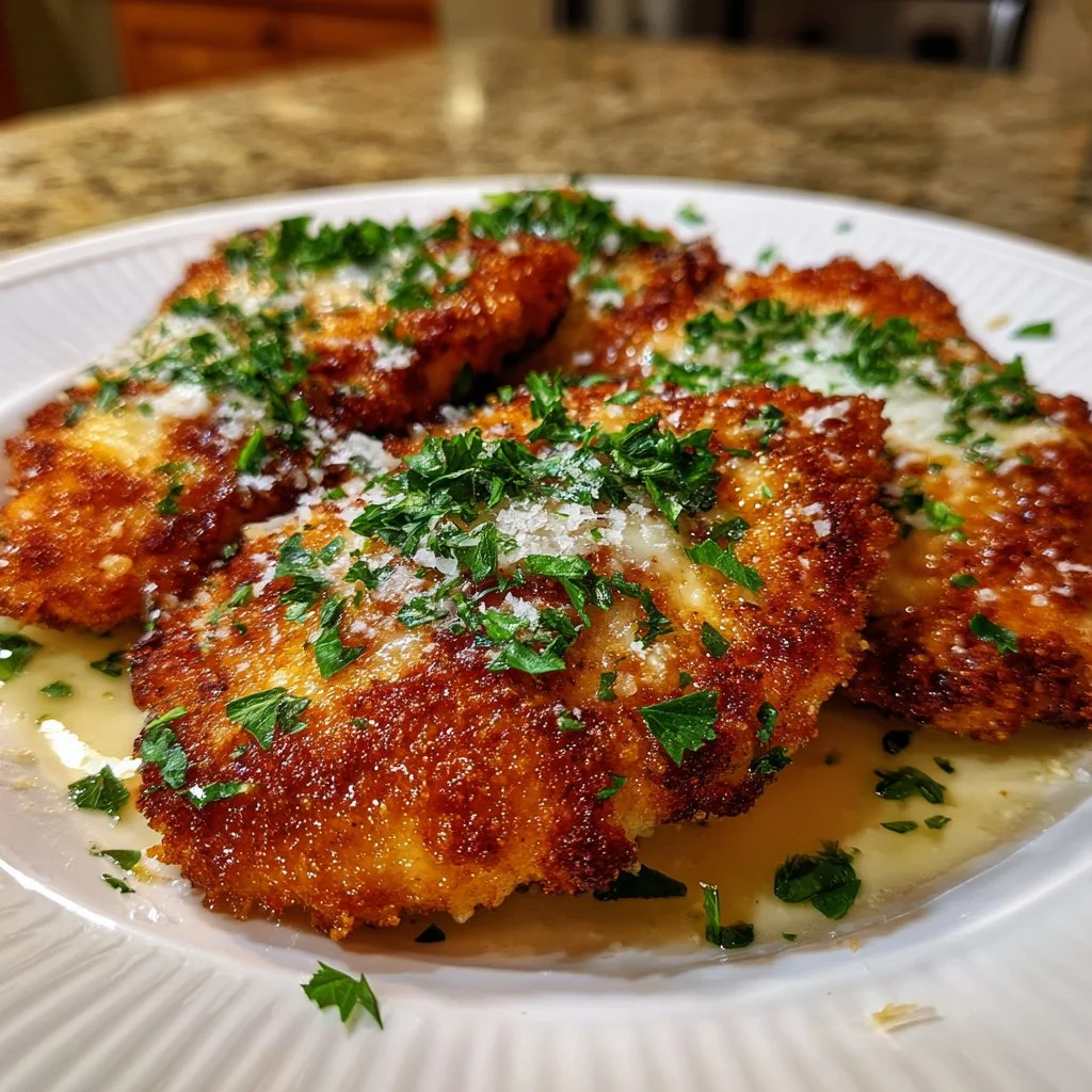 Delicious Chicken Romano dish served with creamy Romano cheese sauce