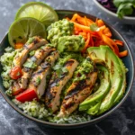 Cilantro Lime Chicken Burrito Bowls