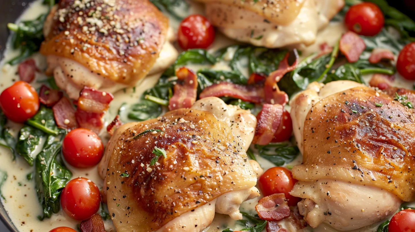 Creamy Garlic Chicken Skillet