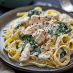 Creamy Spinach Chicken Pasta