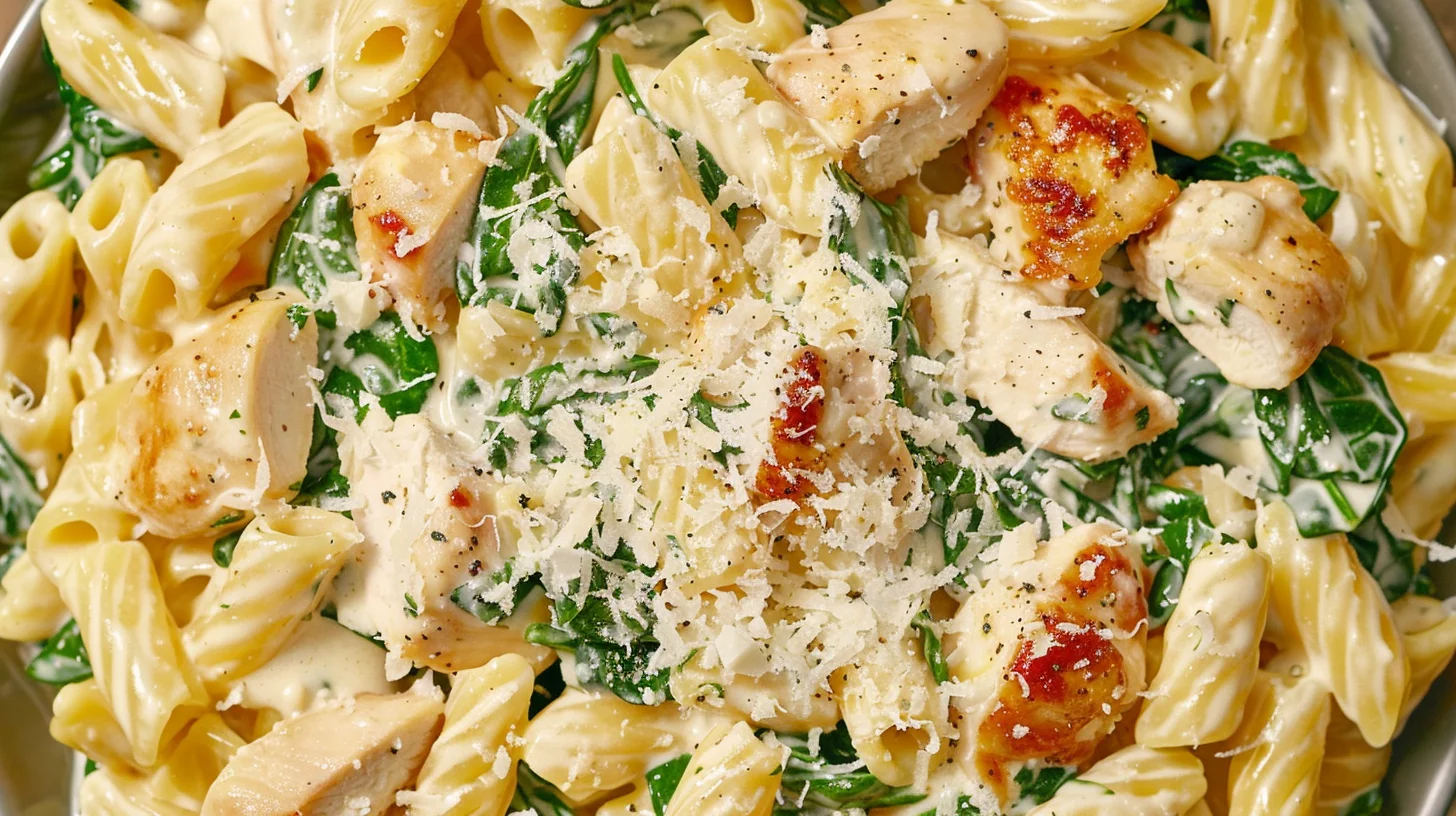 Creamy Spinach Chicken Pasta