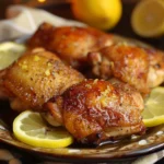 Crispy Lemon Chicken Thighs