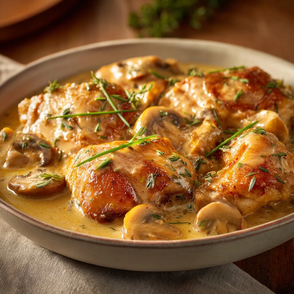 Delicious Crock Pot Ranch Chicken cooked with herbs and spices