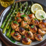 Garlic Butter Chicken And Asparagus