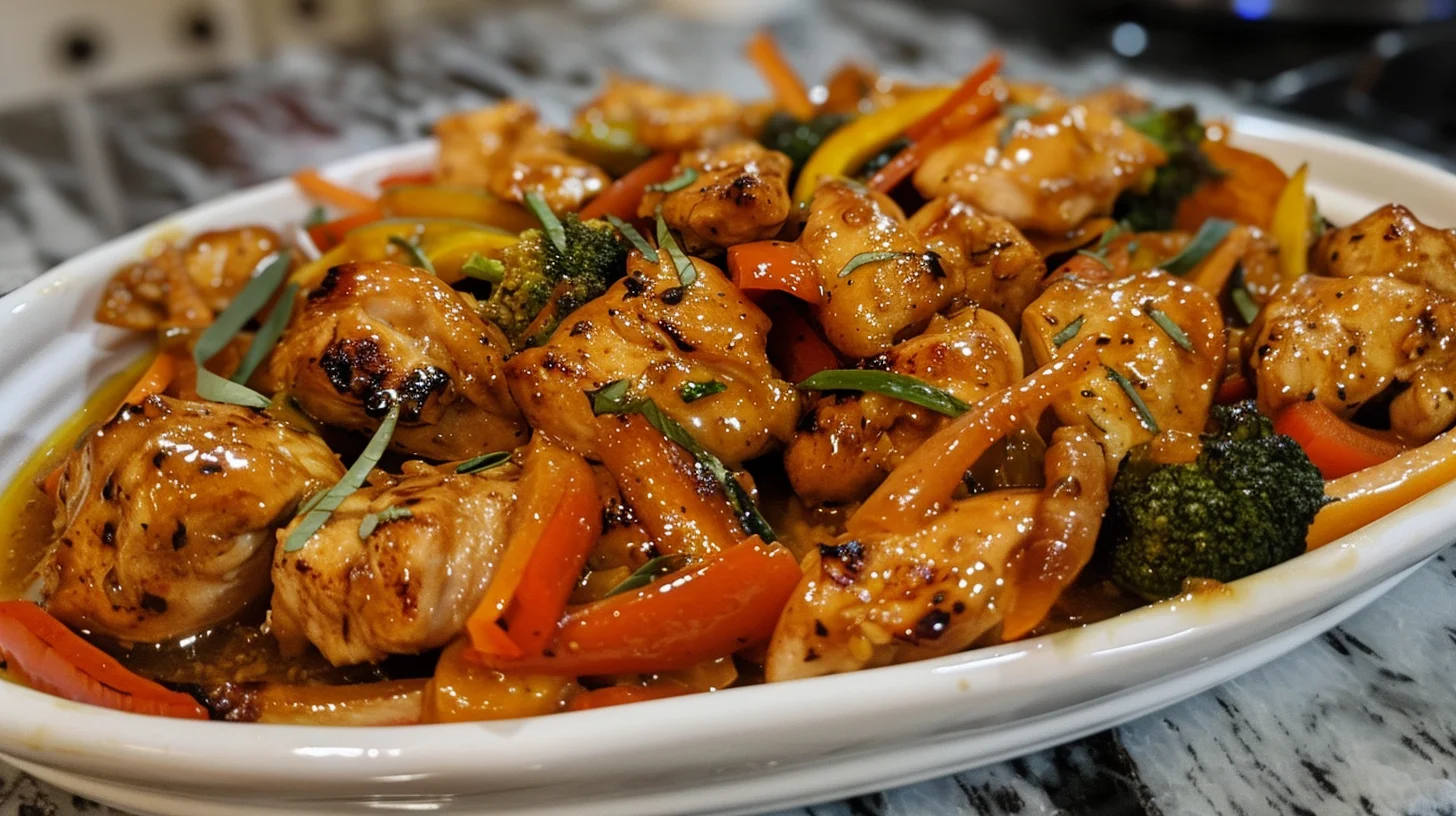 Garlic Butter Chicken And Veggies