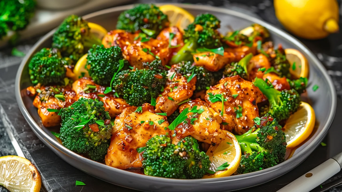 Garlic Butter Chicken Broccoli Stir-Fry