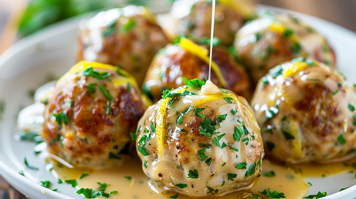 Garlic Butter Chicken Meatballs