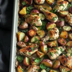 Garlic Butter Chicken Sheet Pan