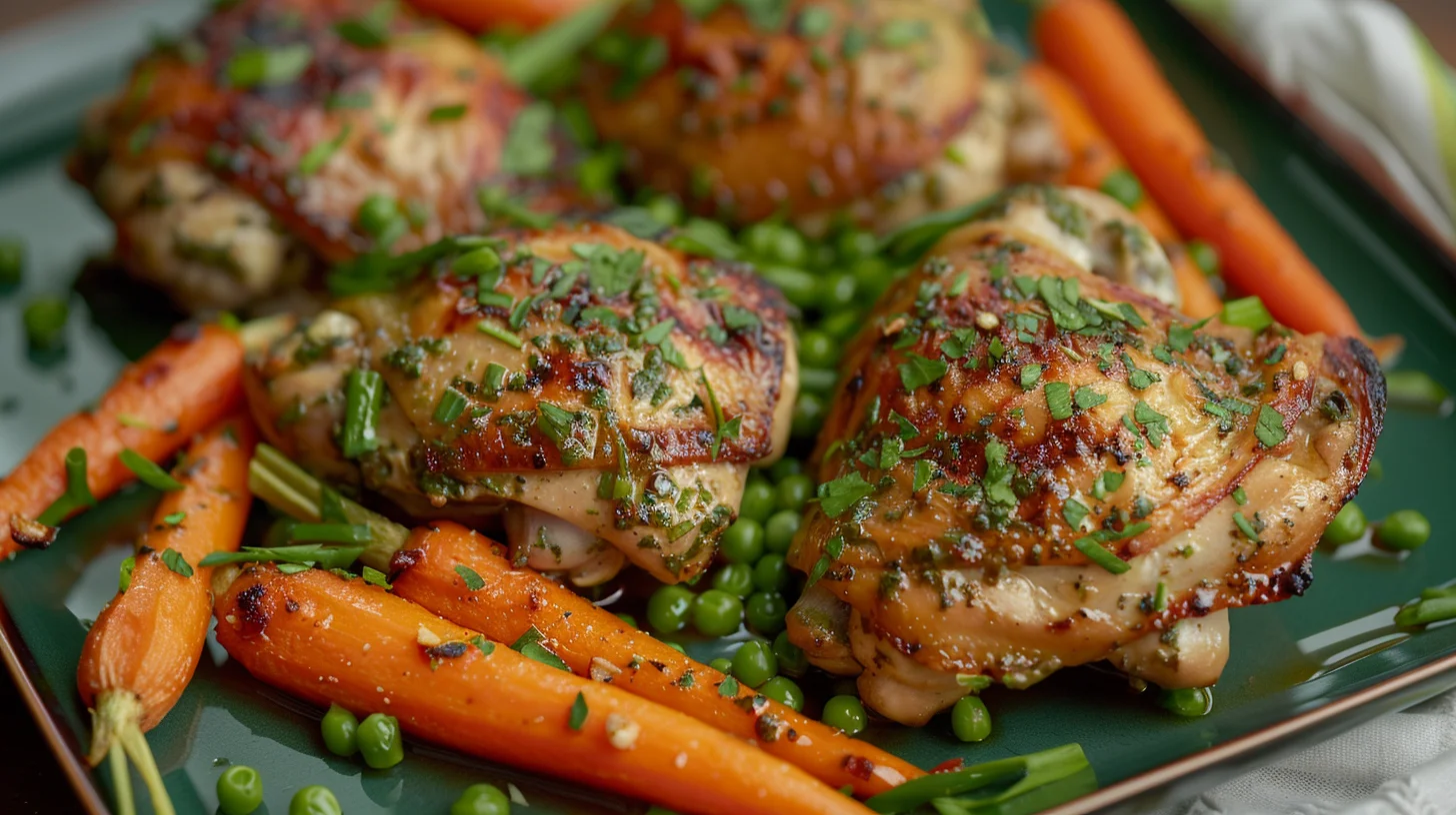 Garlic Herb Chicken and Carrots