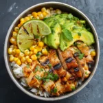 Garlic Lime Chicken Bowls