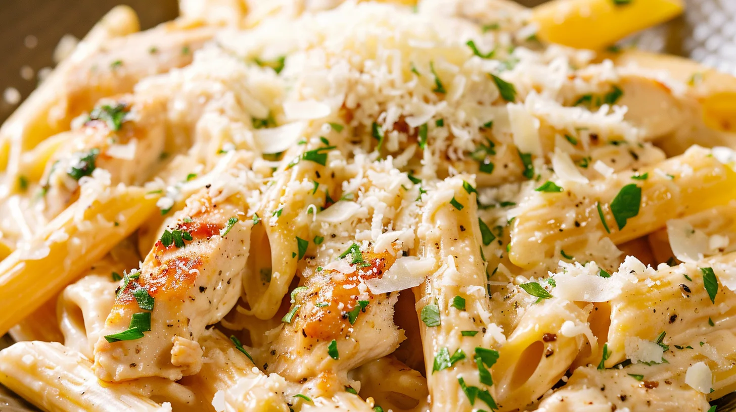 Garlic Parmesan Chicken Pasta