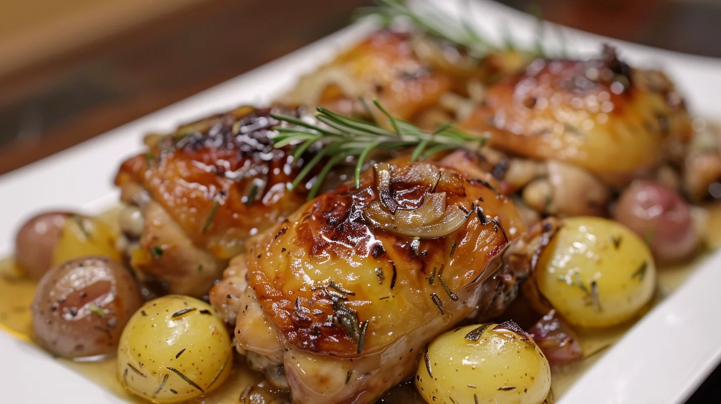 Garlic Rosemary Chicken Bake