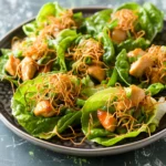 Honey Garlic Chicken Lettuce Wraps