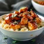 Honey Sriracha Chicken Bowls