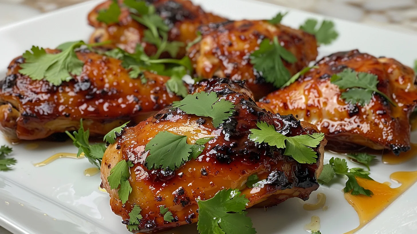 Honey Sriracha Chicken Thighs