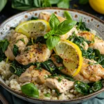 Lemon Basil Chicken Bowls