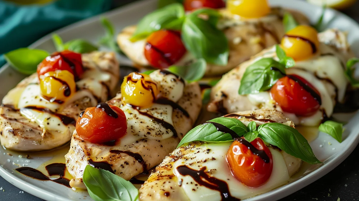 Lemon Basil Chicken Caprese