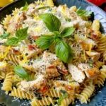 Lemon Basil Chicken Pasta