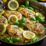 Lemon Basil Chicken Skillet
