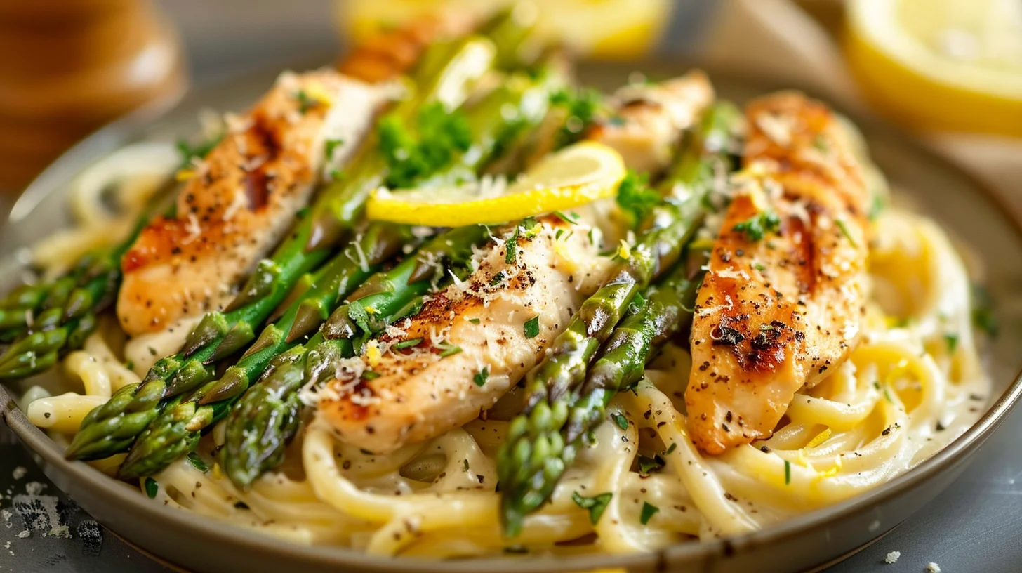 Lemon Garlic Chicken Pasta