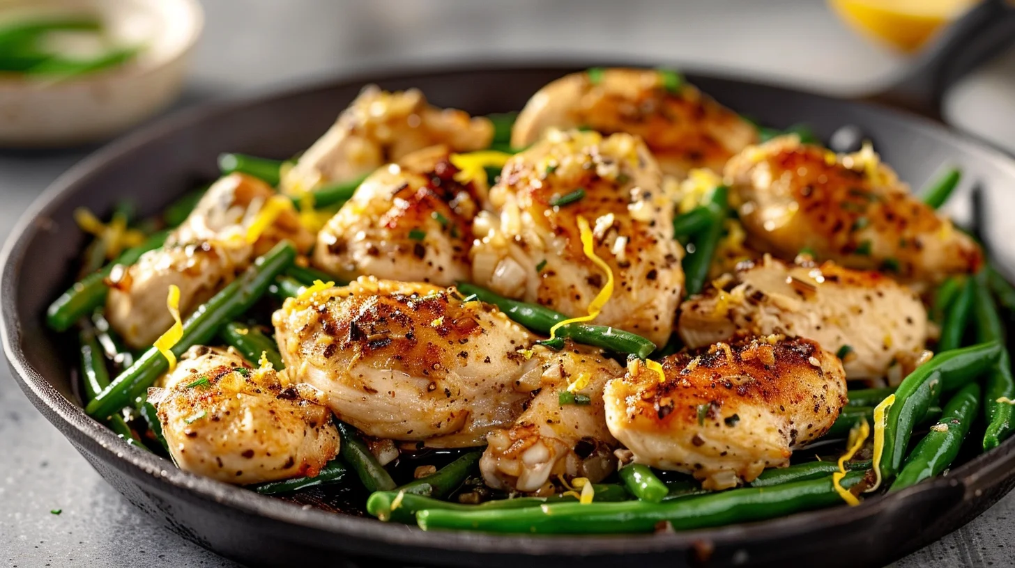 Lemon Garlic Chicken Skillet