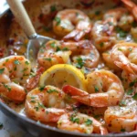 Lemon Garlic Shrimp Skillet